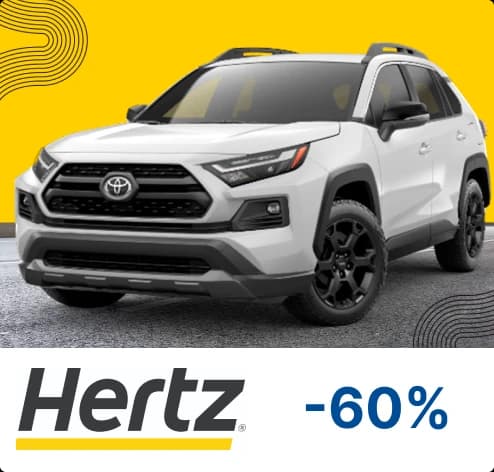60% de descuento en alquiler de autos Hertz con Banco General