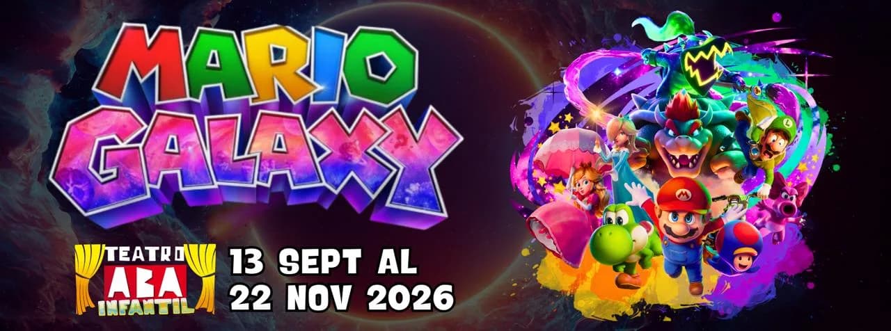 Mario Galaxy: show infantil en Teatro ABA