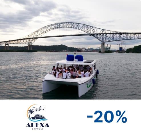 20% de descuento en Sunset Tour y charters de Navegamos PTY con Banco General