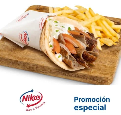Viernes 43% de descuento en el segundo combo en Niko's Café con Banco General